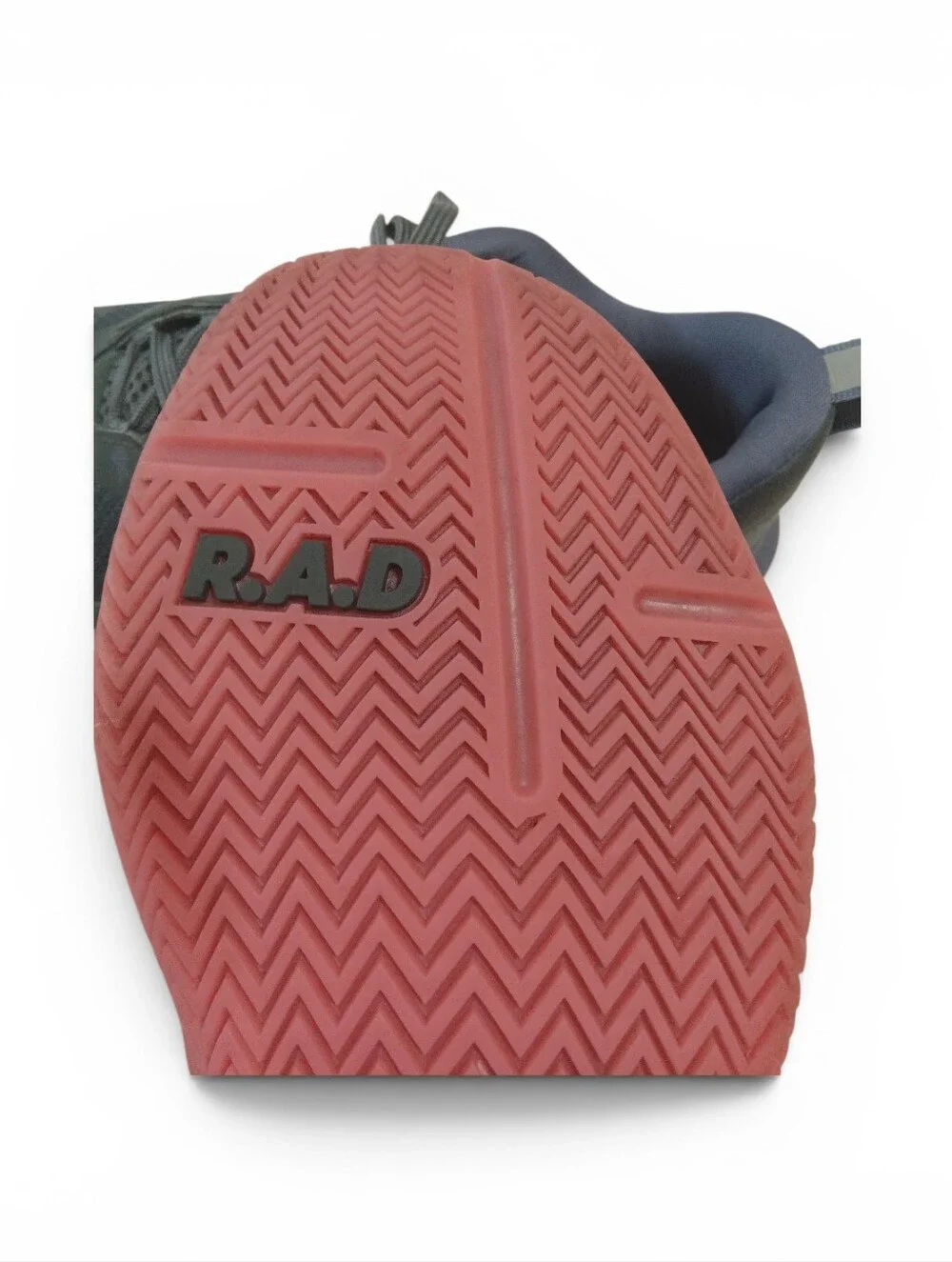 R.A.D. One Global Women's Athletic Sneakers in Grey and Coral Accent
